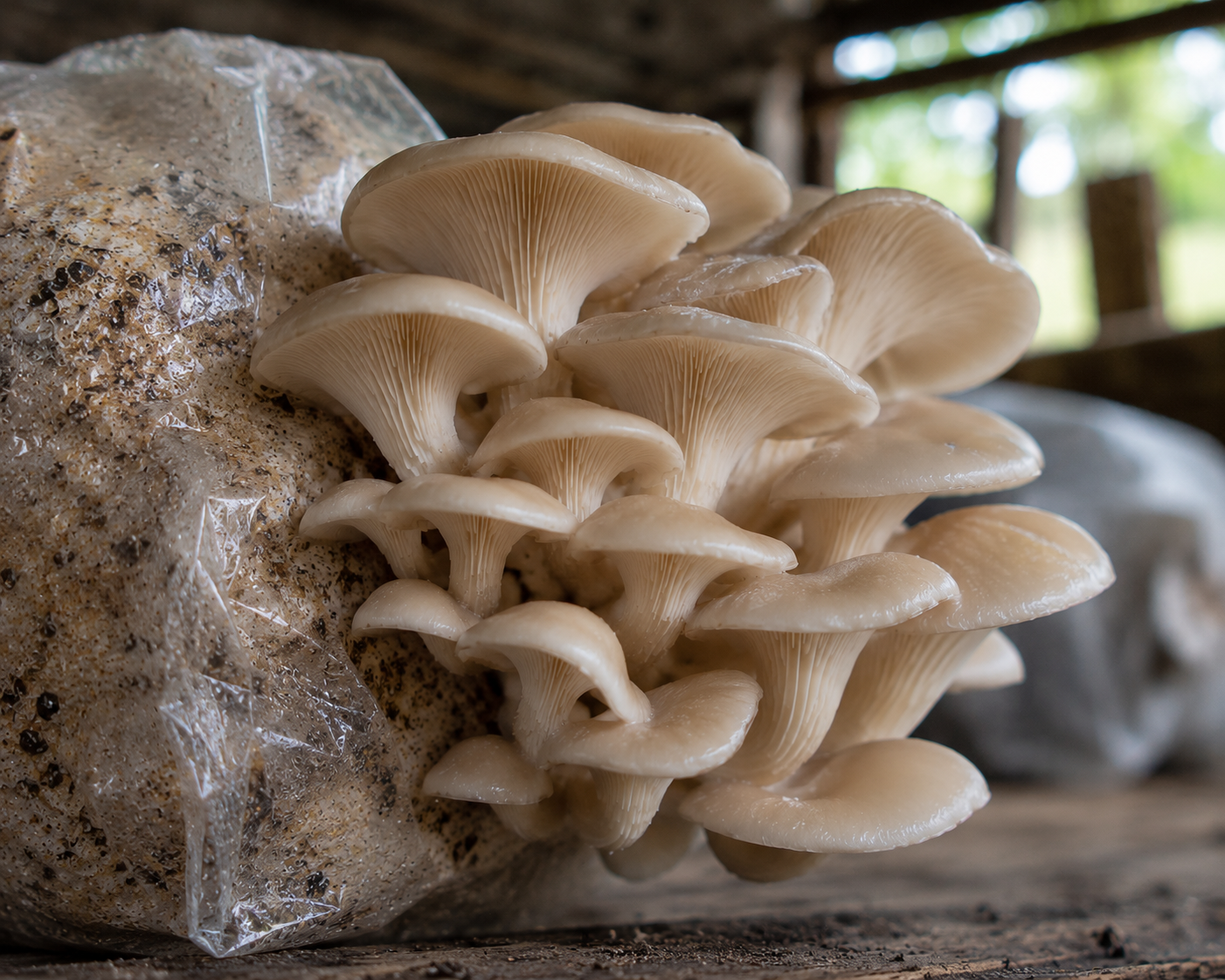 Pearl Oyster (Pleurotus Ostreatus)